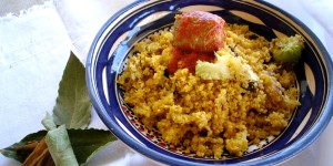 CousCous di broccoli e stufato di suino