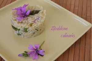 Risotto con asparagi e malva - Gluten Free Travel and Living