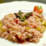 Risotto alle fragole ed asparagi