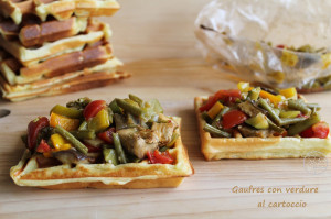 gauffres con verdure al cartoccio - Gluten free Travel and Living