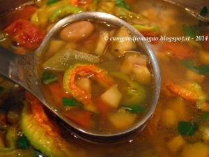 minestra di zucchine e fagioli - Gluten Free Travel and Living