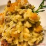 Risotto zucca e salsiccia