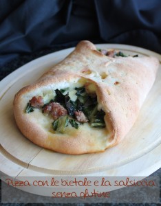 pizza con bietole e salsiccia - Gluten Free Travel and Living