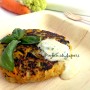 Veg burger di soia e verdure