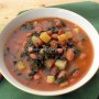 Zuppa di cavoletti e fagioli alla giulianese