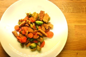 tempeh in padella - Gluten free travel and Living