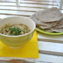 Baba Ganoush con erba cipollina e Pane pita