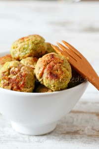 polpettine con broccoli e curcuma - Gluten Free Travel & Living