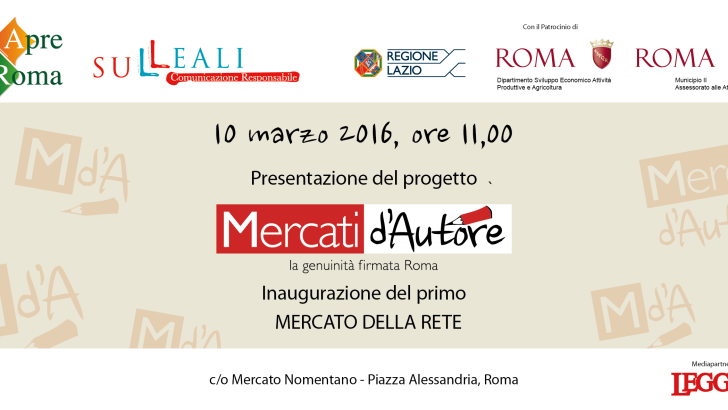 Mercati d’Autore a Roma