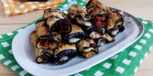 Involtini di melanzane al forno