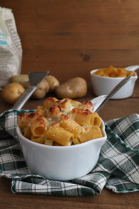 gratin di mezzi rigatoni con patate - Gluten Free Travel and Living